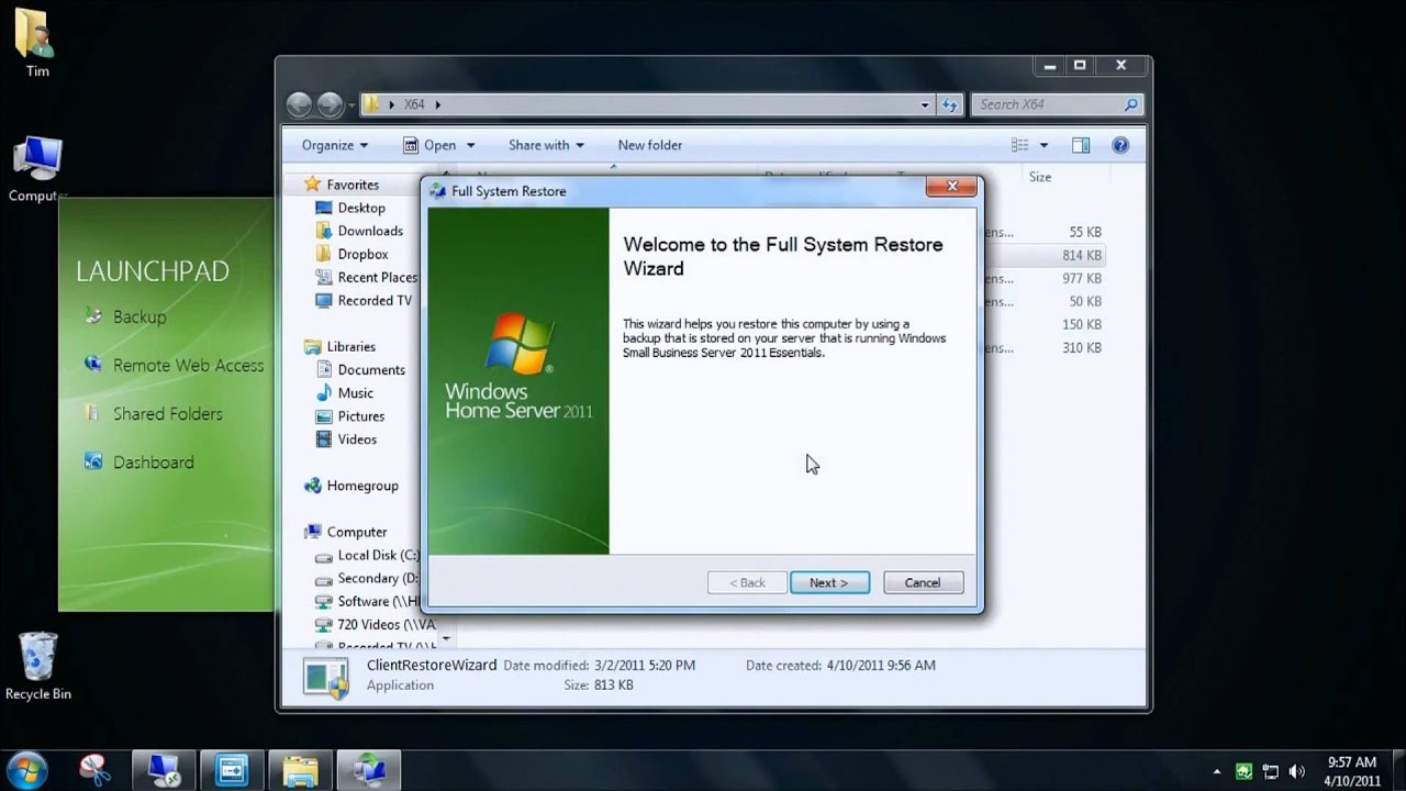 Windows Home Server 2011 Restore Cd Iso